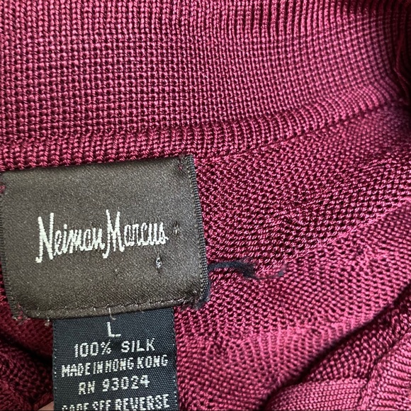 Neiman Marcus Woven Silk Sweater - Picture 15 of 15